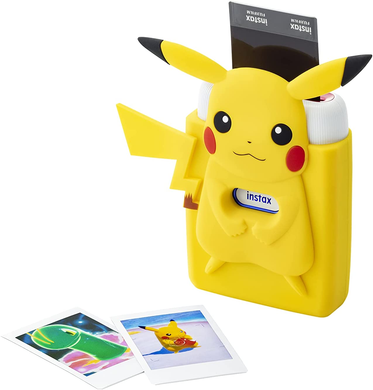 instax mini link smartphone printer with pikachu case